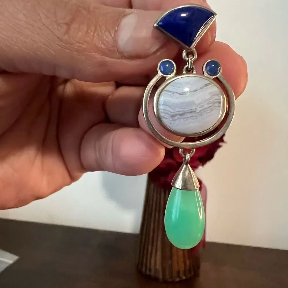 Vintage Whitney Kelly multi stone pendant